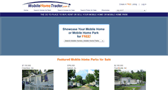 Desktop Screenshot of mobilehometrader.com